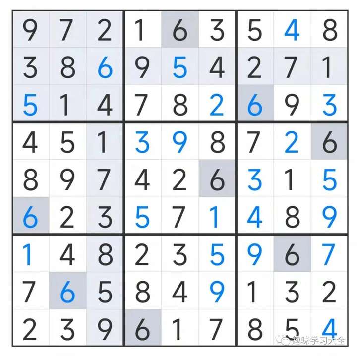 数独九宫格的解题方法和技巧（1一一9九宫格数独口诀）