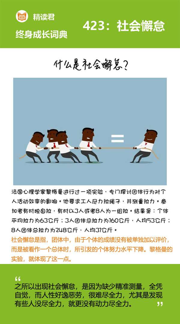 精读君 的想法: 为什么会产生“社会懈怠”的现象? 社会… - 知乎