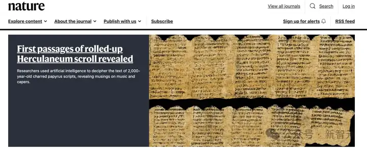 AI再破2000年前「上古卷轴」！古希腊著作原文首次重见天日