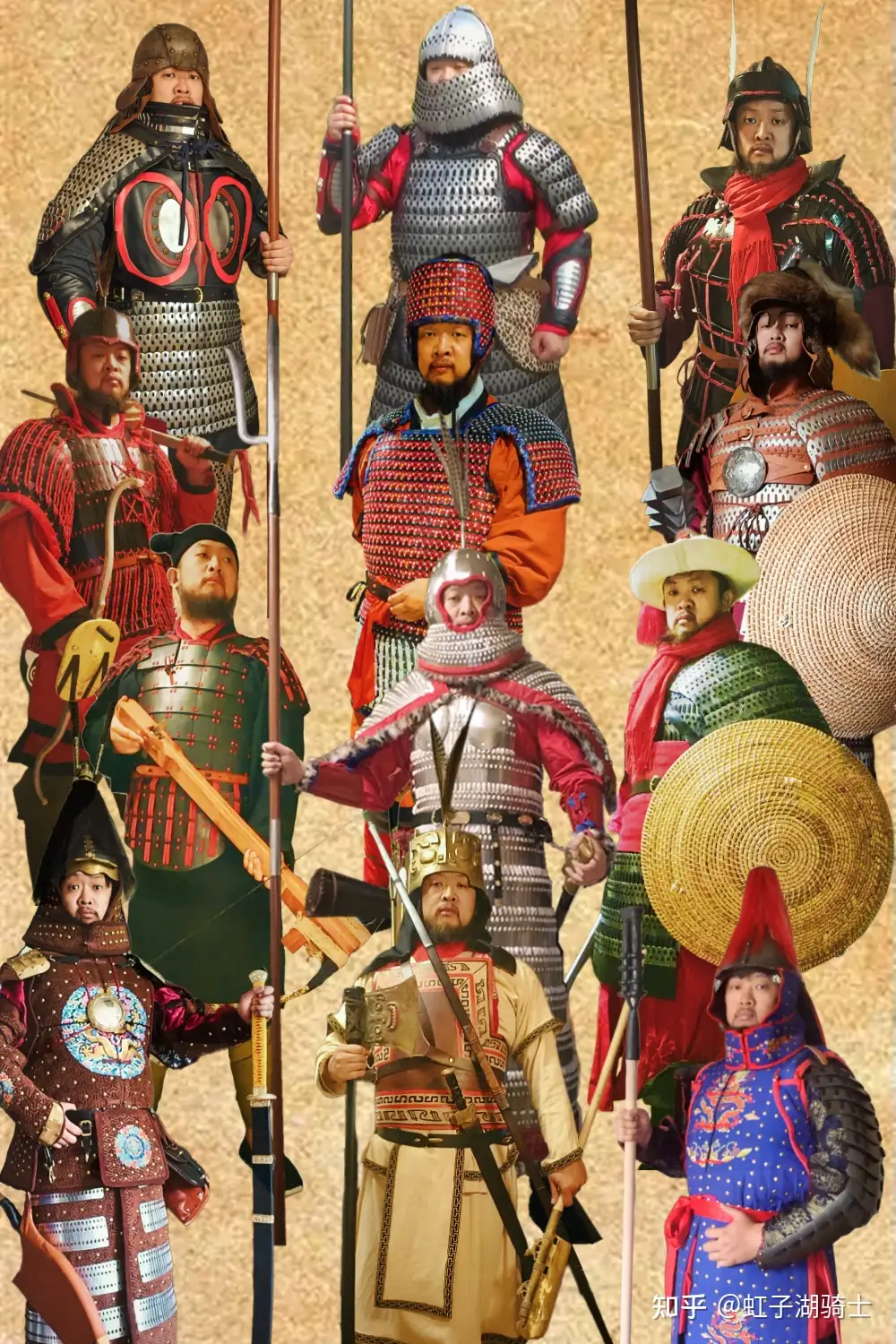 现在的盔甲爱好者大都喜欢西甲和日甲，中国古代的盔甲都很挫吗 