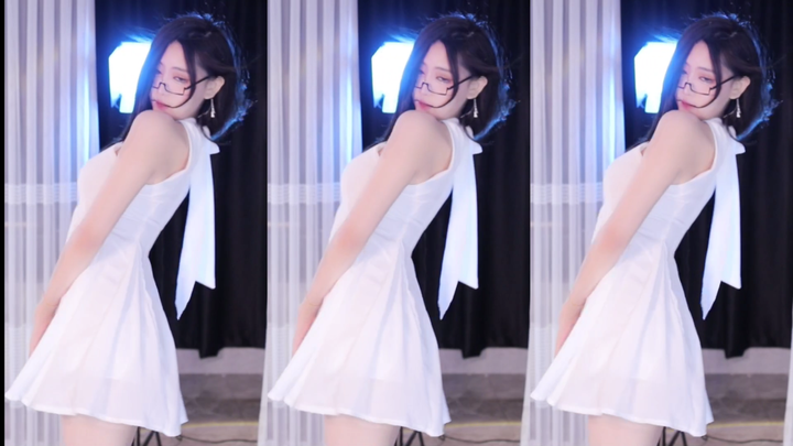 虎牙Ai温柔 2022-11-07 17-24美女白裙跳舞视频|阿里舞台