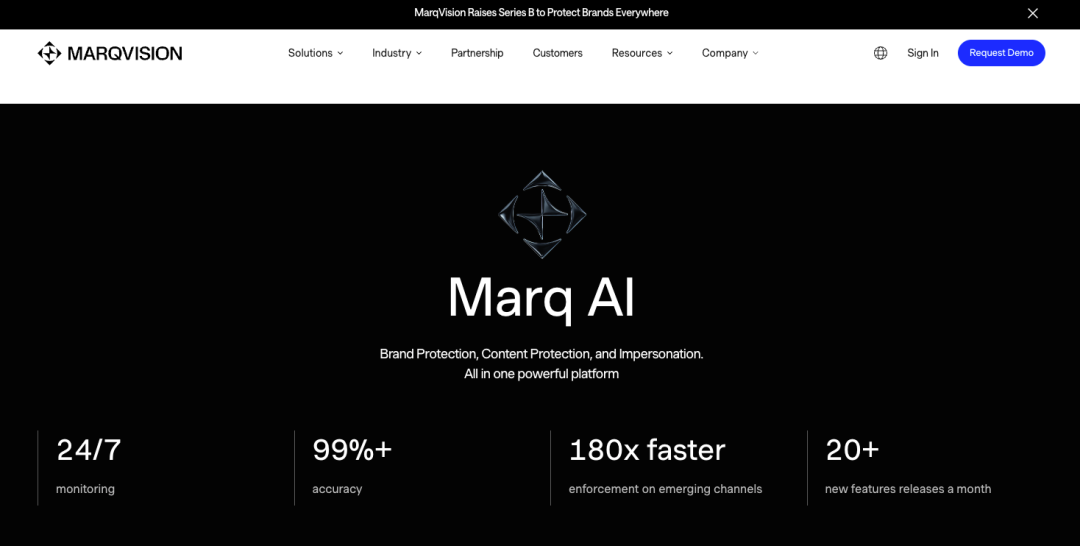 速递｜红杉系资本押注：AI打假Marq Vision融资4800万美元，哈佛法学院创始人助力品牌掌控数字资产