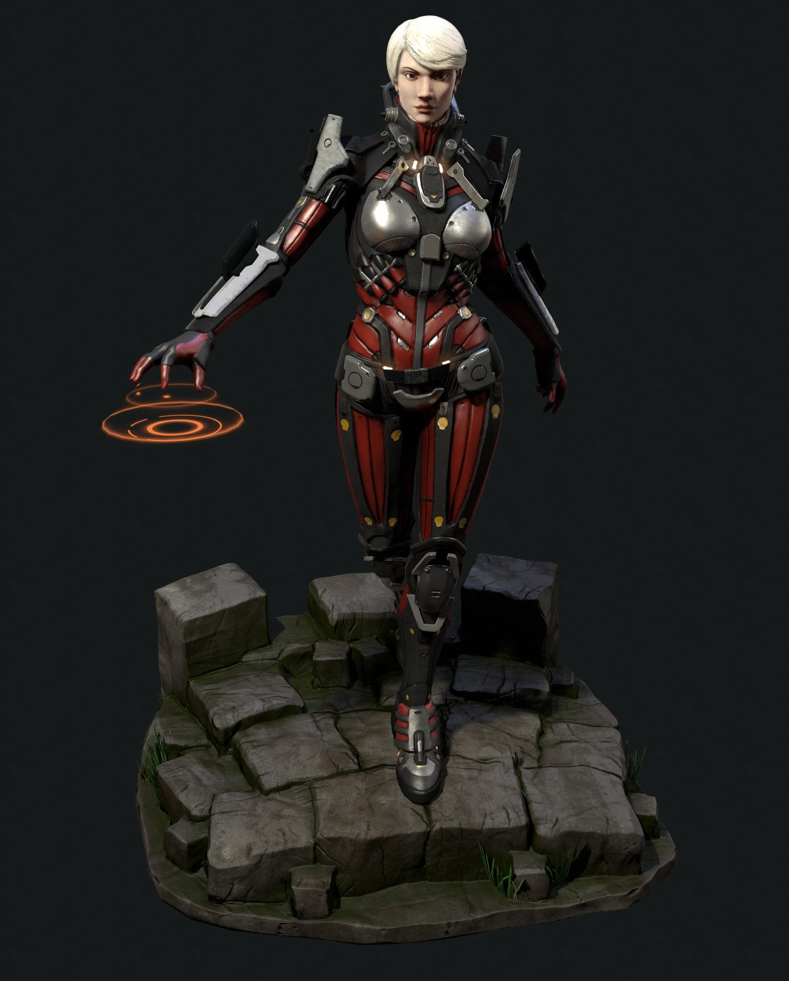 女性科幻风装甲如何设计