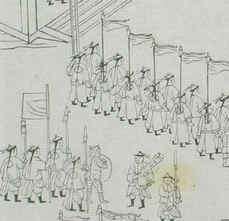 中国古代战争中真的有靠旗吗为什么日本武将的靠旗会跟京剧里的相差