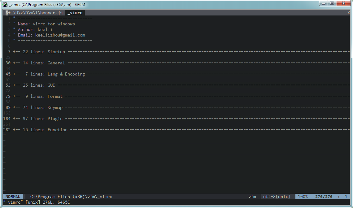 可能是 Windows 下最漂亮的 Gvim 配置了 - 知乎