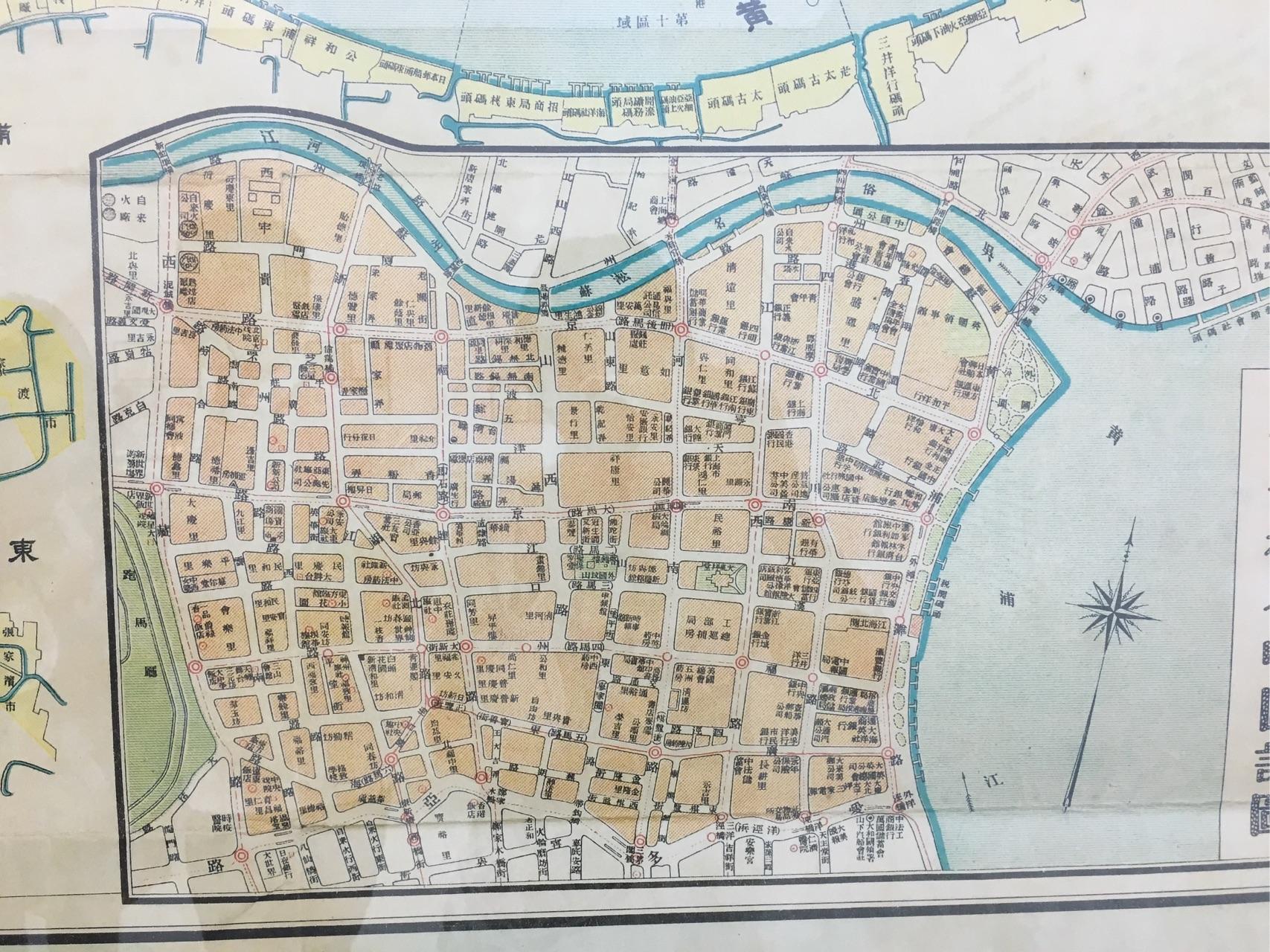 过去上海各国租界是如何划分的