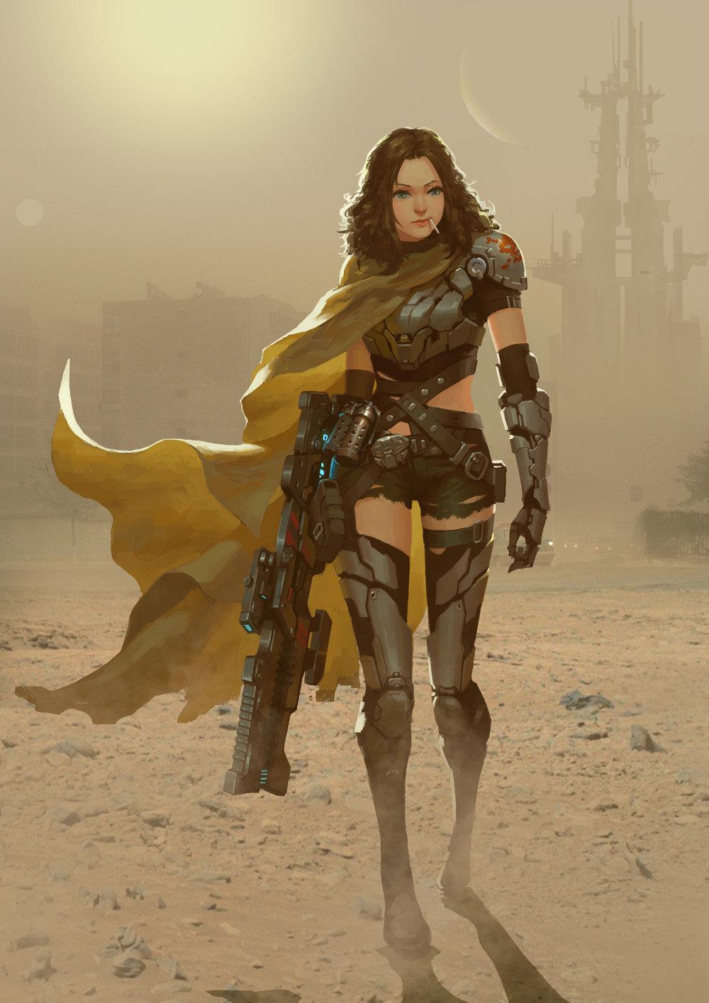 女性科幻风装甲如何设计? - 知乎