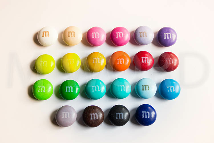 mms巧克力豆有多少种颜色