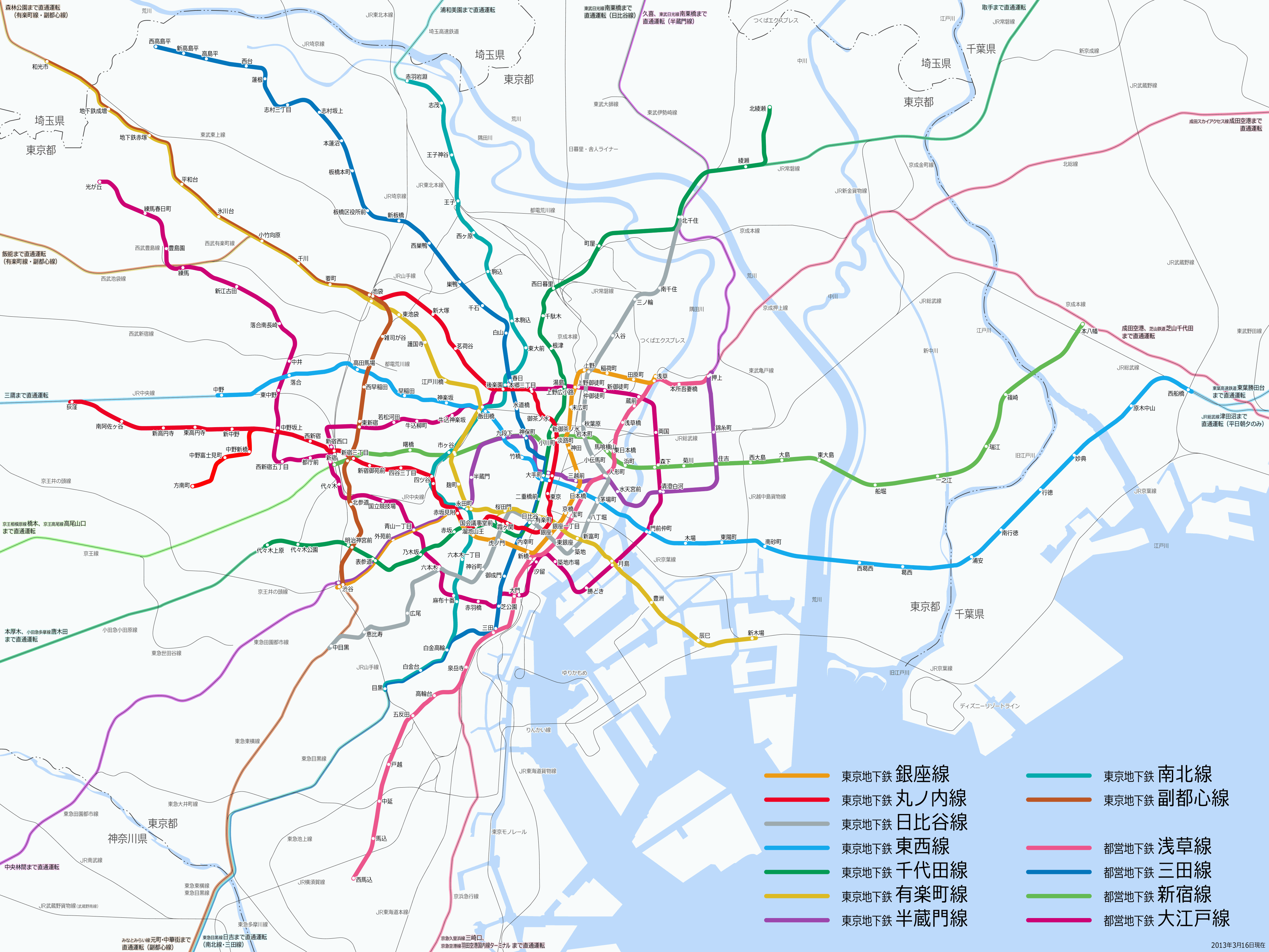 世界都会的血管：东京首都圈地铁概述- 知乎