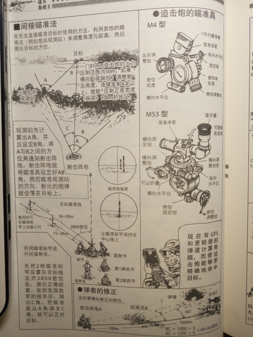 火炮直接瞄准射击图解图片