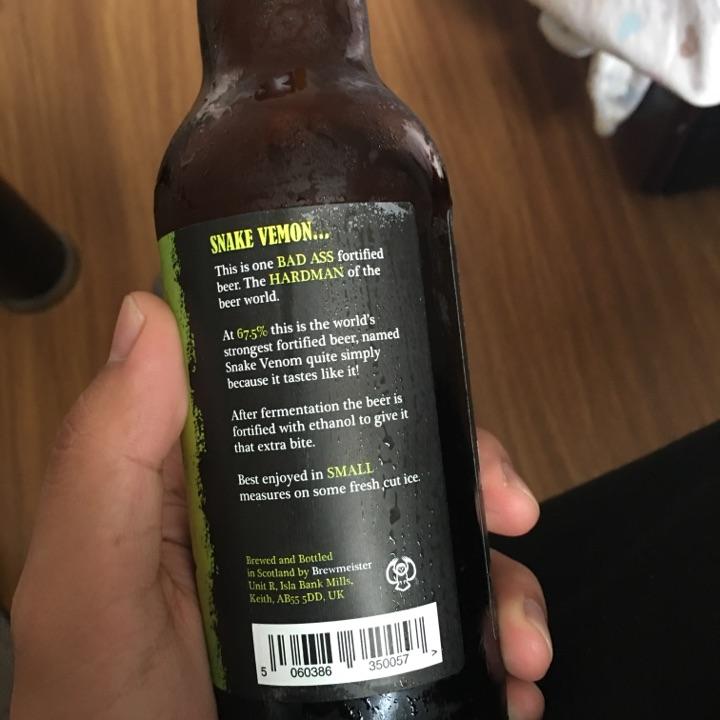 有喝过snake venom蛇毒啤酒的大神吗?口感如何? - 知乎