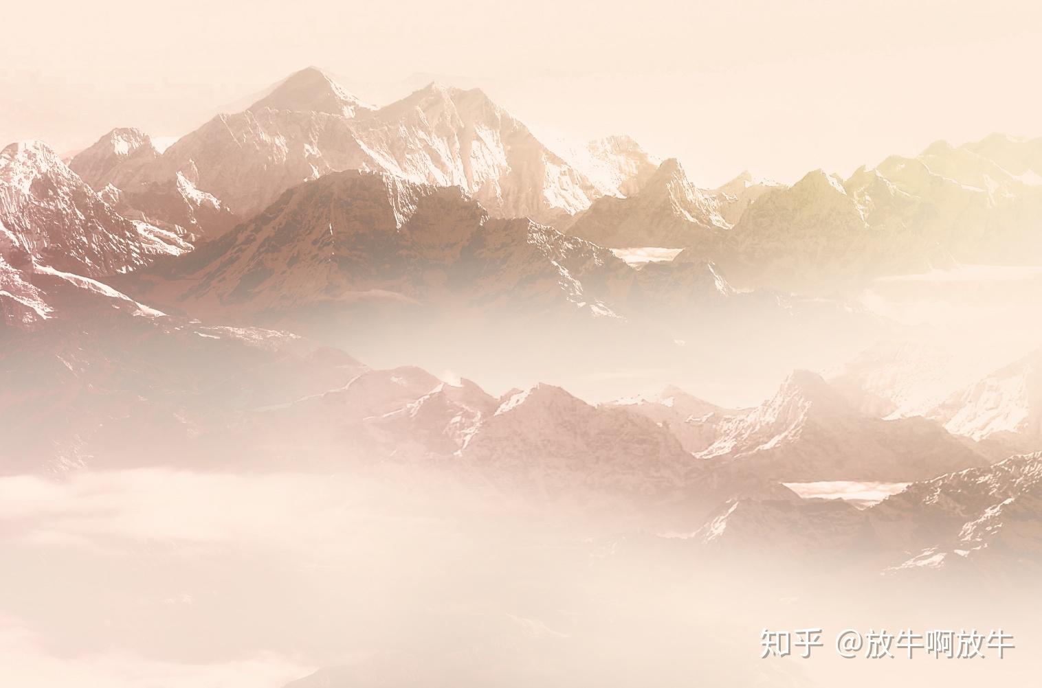 如何在ps做出这个山的效果