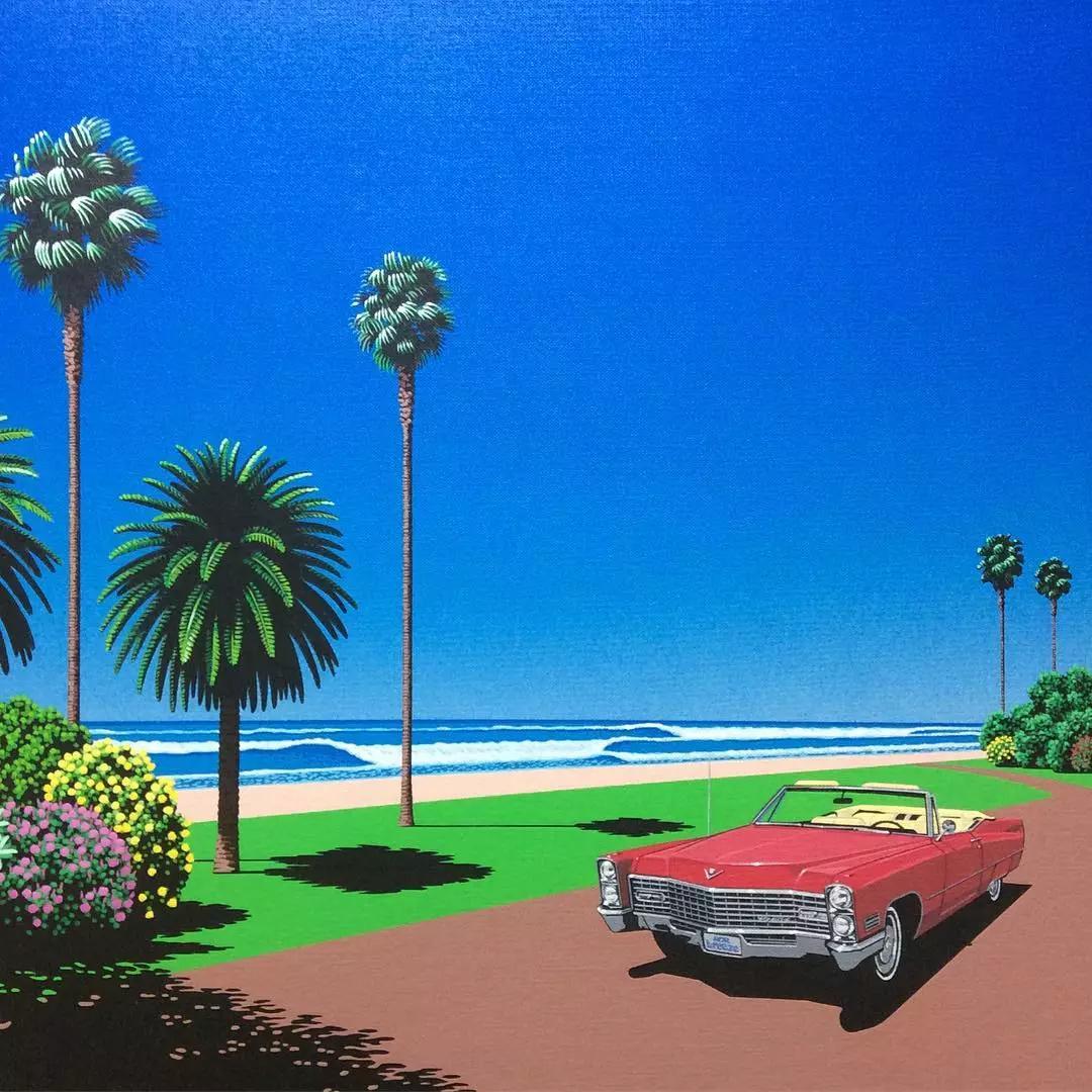 用画笔填满整个夏天 永井博 知乎 用画笔填满整个夏天 永井博 知乎