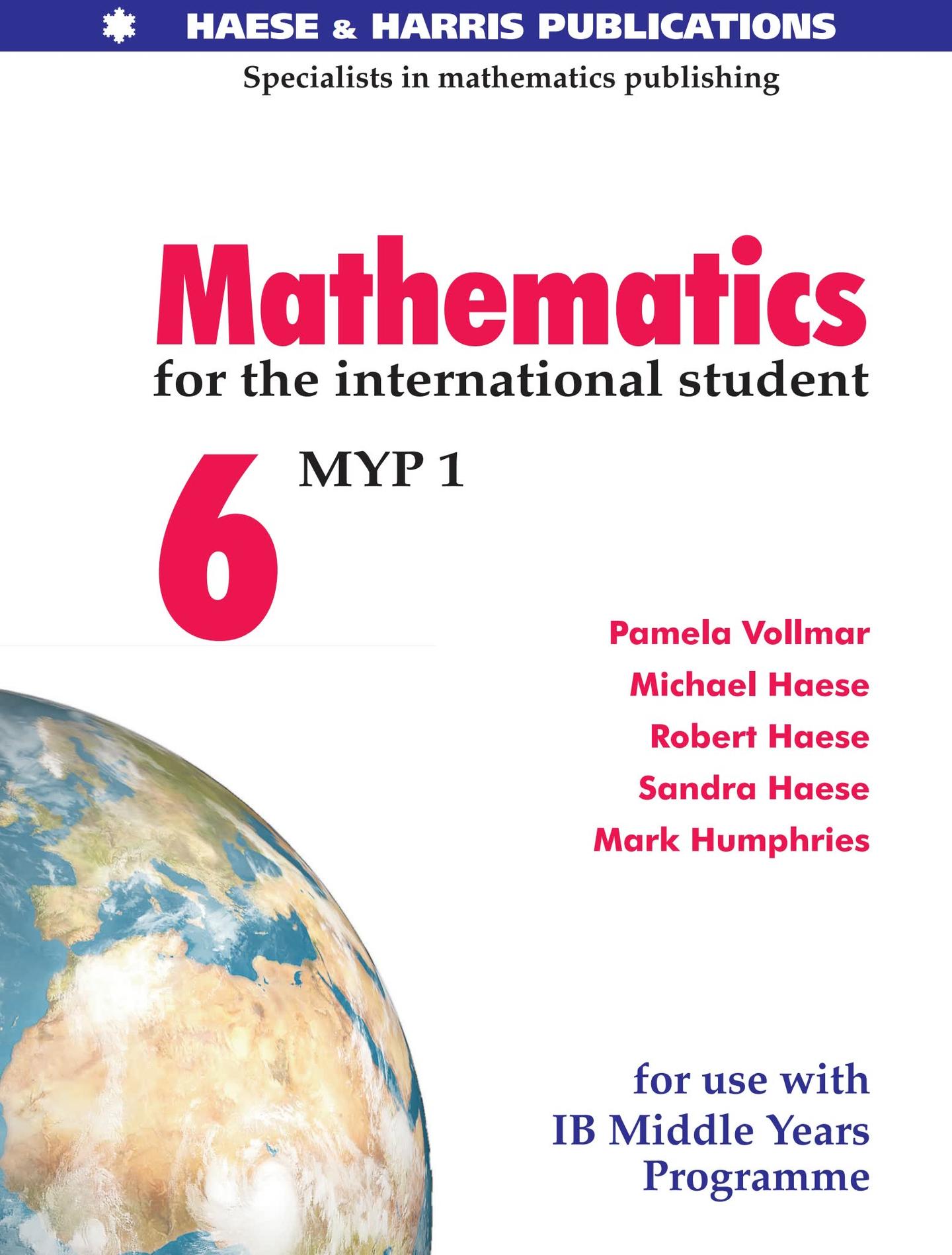 Haese Math HAESE中学数学教材HAESE Mathematics MYP系列 - 知乎