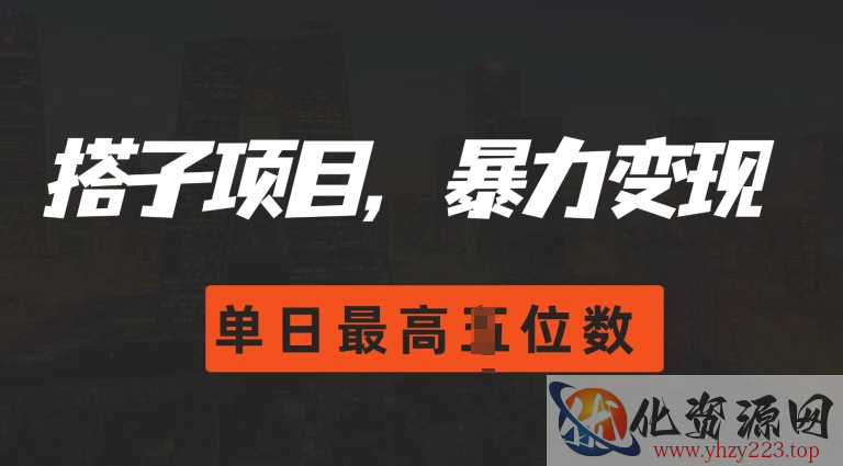2024搭子玩法，0门槛，暴力变现，单日最高破四位数【揭秘】