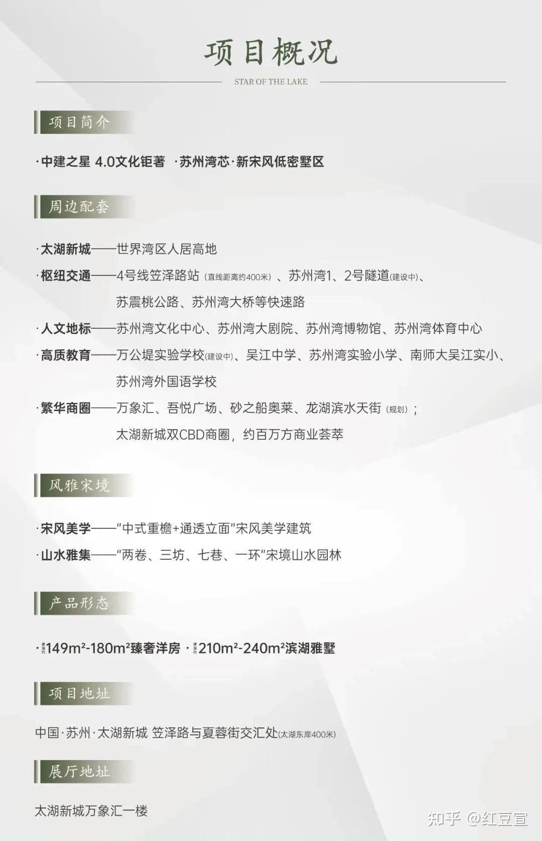 【吴江笔记集锦】中建阅湖之星|苏州湾宋风墅区 - 知乎
