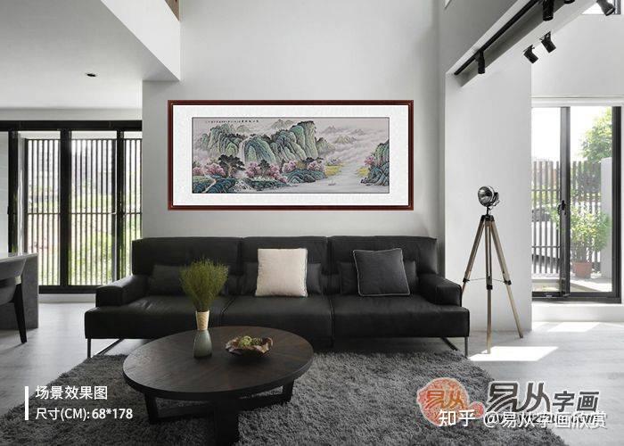 客厅挂什么山水画 这些品位十足山水画能让您人财两旺 - 知乎