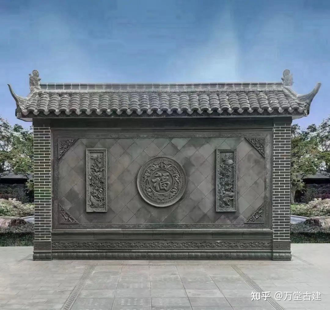 影壁墙的尺寸怎么定?怎么设计更好看大气? - 知乎