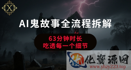 AI鬼故事从0到1全流程拆解，非常详细，全是干货