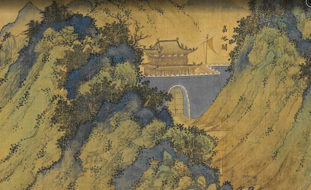 丝路山水地图细节