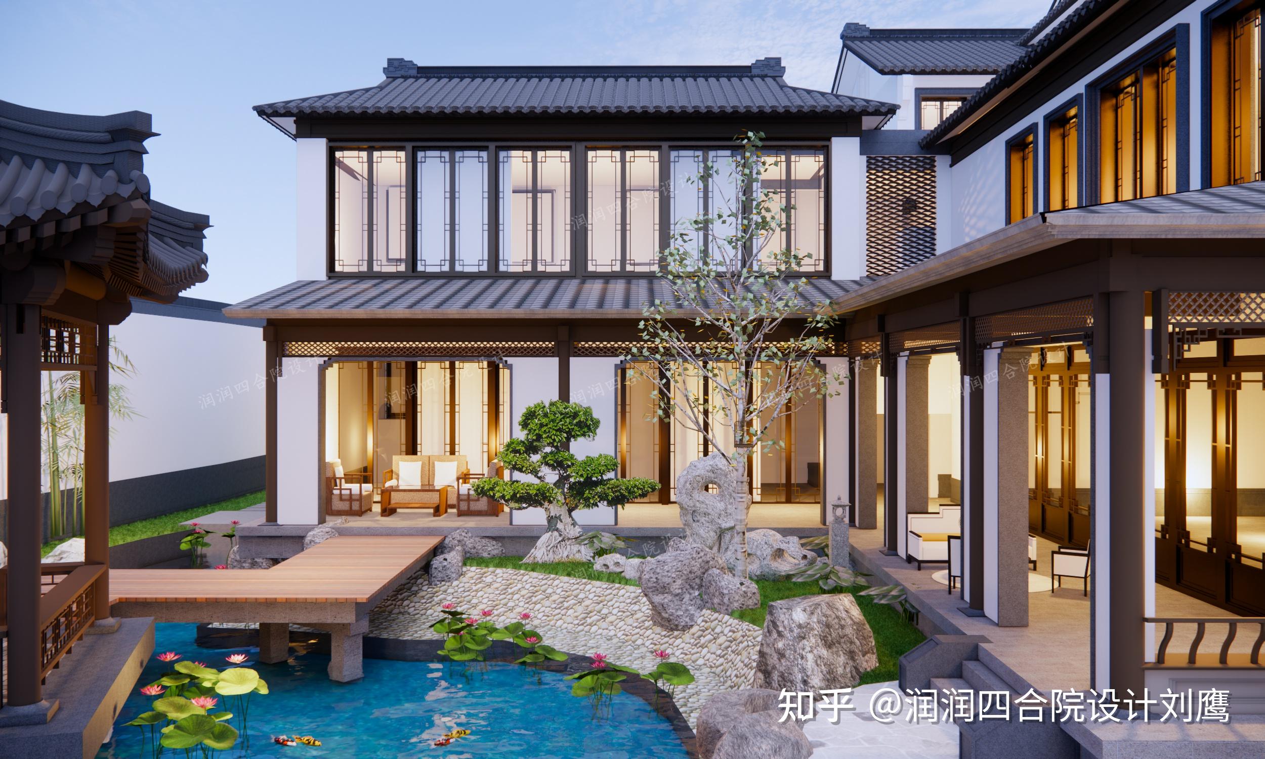 润润四合院设计刘鹰：传承苏式四合院大宅，连廊移步异景，9处小院各具风韵 - 知乎