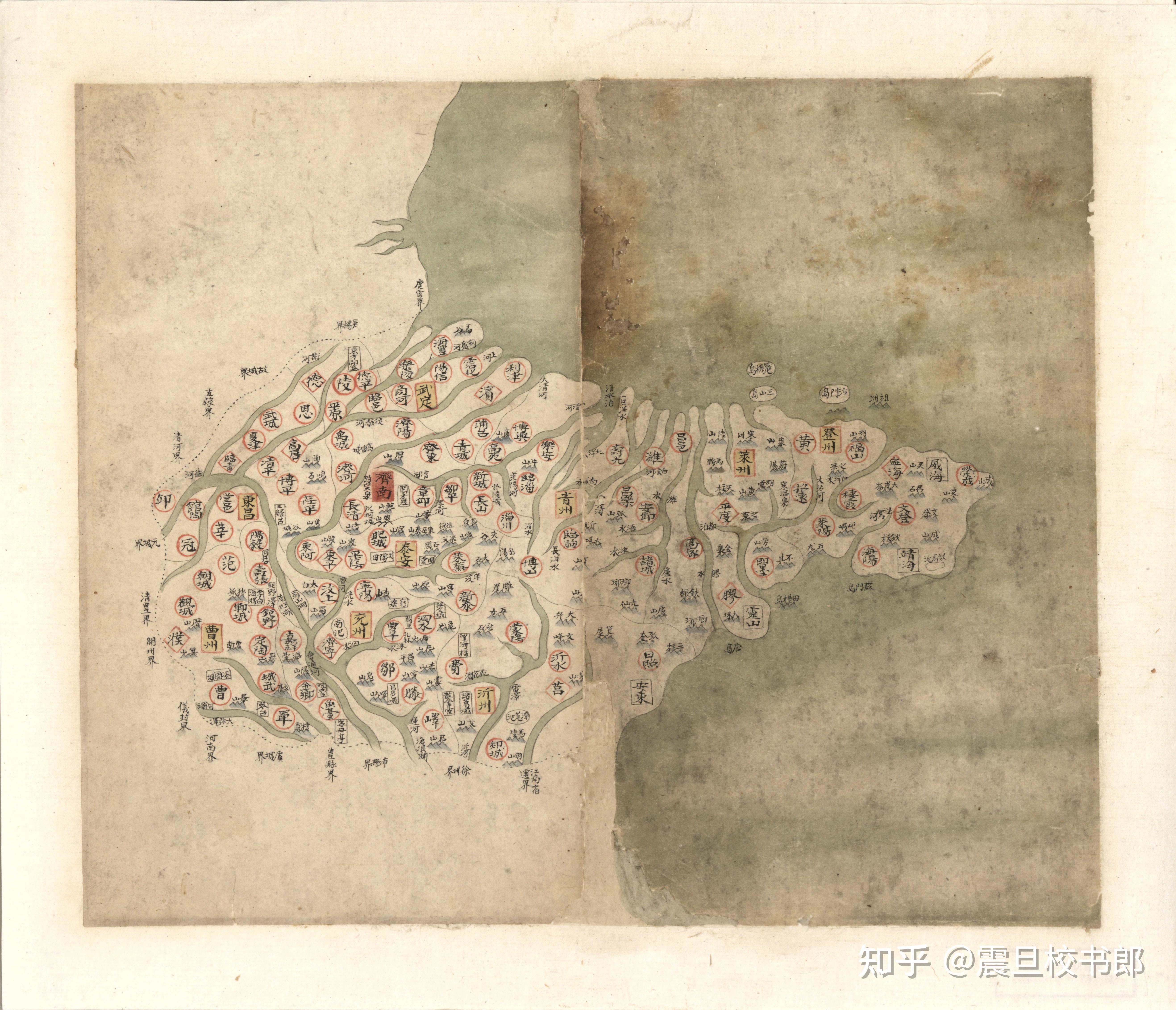 古地图之清代分省舆图 - 知乎