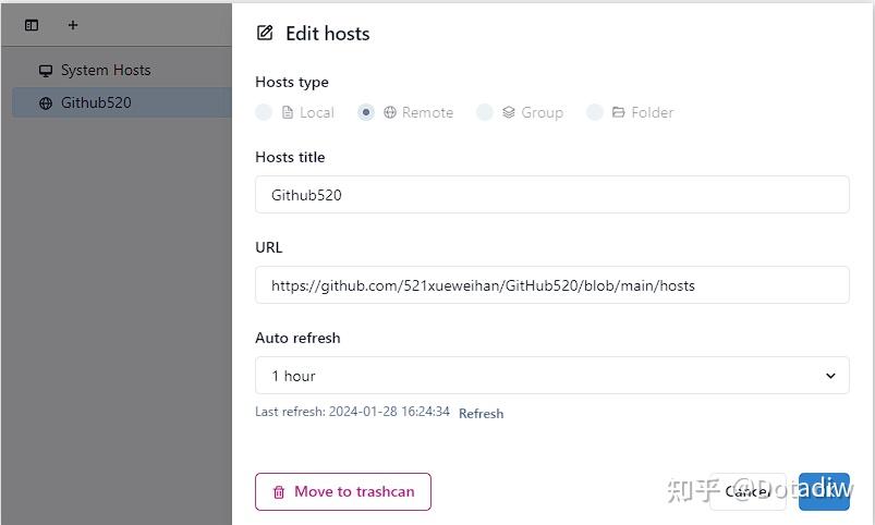 使用 Powershell 脚本自动更新 GitHub520 hosts 文件内容到系统 hosts 文件 - 知乎