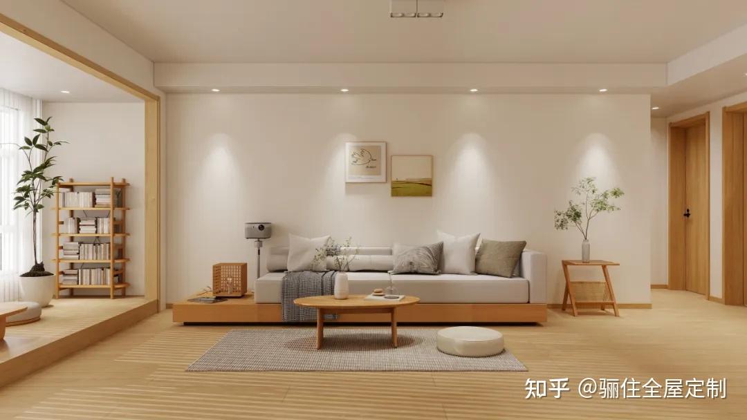 温润木纹肌理渲染下的日式原木风小居 - 知乎