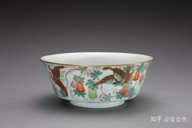 大清嘉慶年製　水指　M１４２０ A blue and white 'phoenix' dish, Seal mark and period of