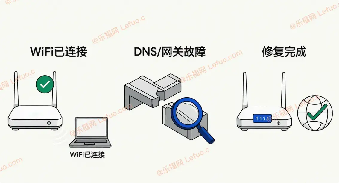 WiFi能连却上不了网怎么办