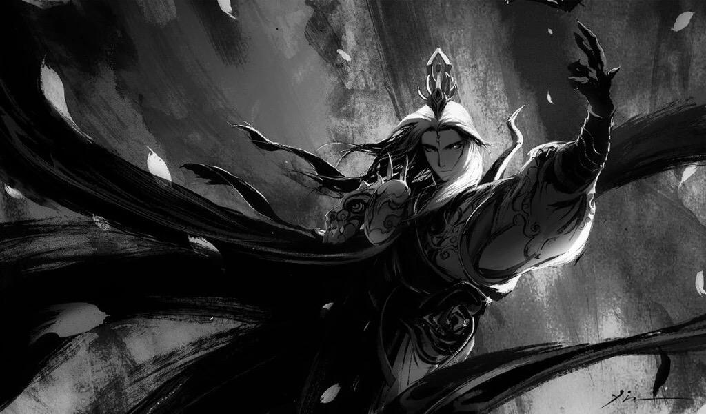 有那些古风黑白色的壁纸? - 知乎