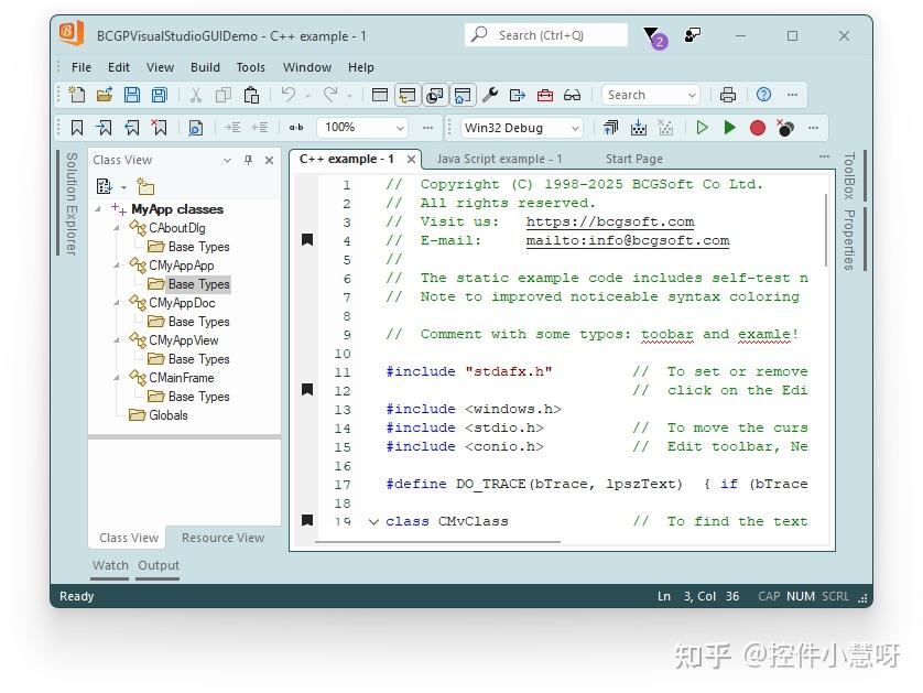 MFC扩展库BCGControlBar Pro v37.1——支持Visual Studio 2026 - 知乎