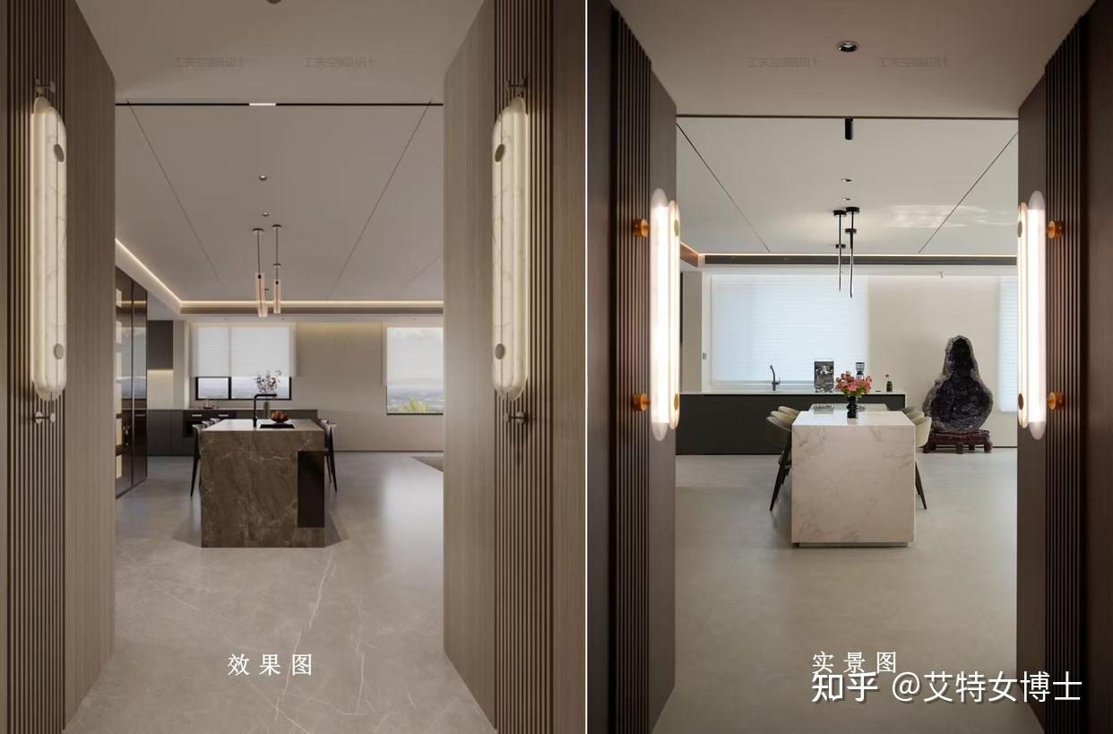 济南工夫空间设计丨效果图VS实景图 1:1还原落地！ - 知乎