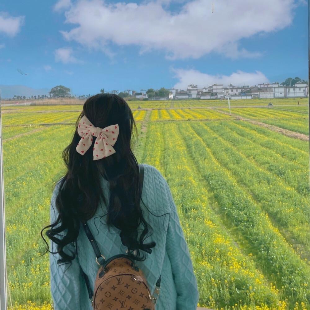 有收集背影的女人物头像或动漫头像吗