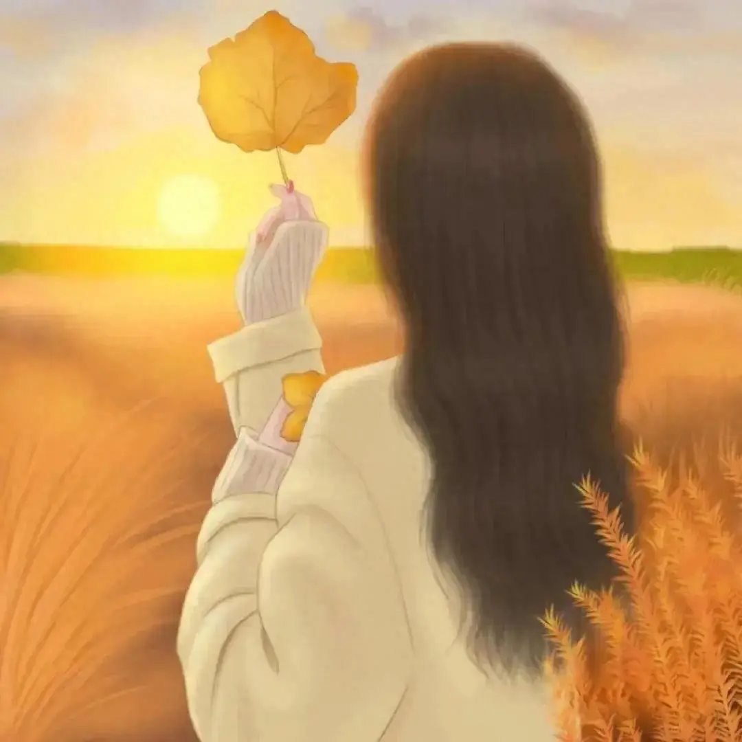 头像分享,绝美的背影女孩