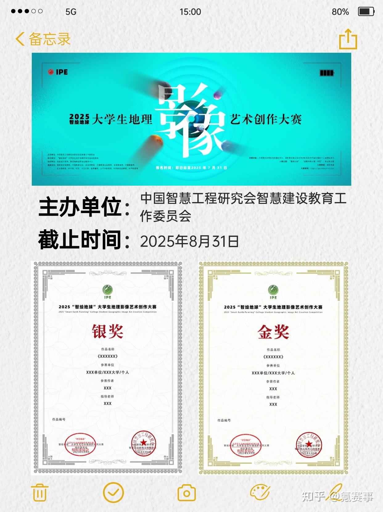 8月准大一参加就能拿奖的国奖竞赛! - 知乎