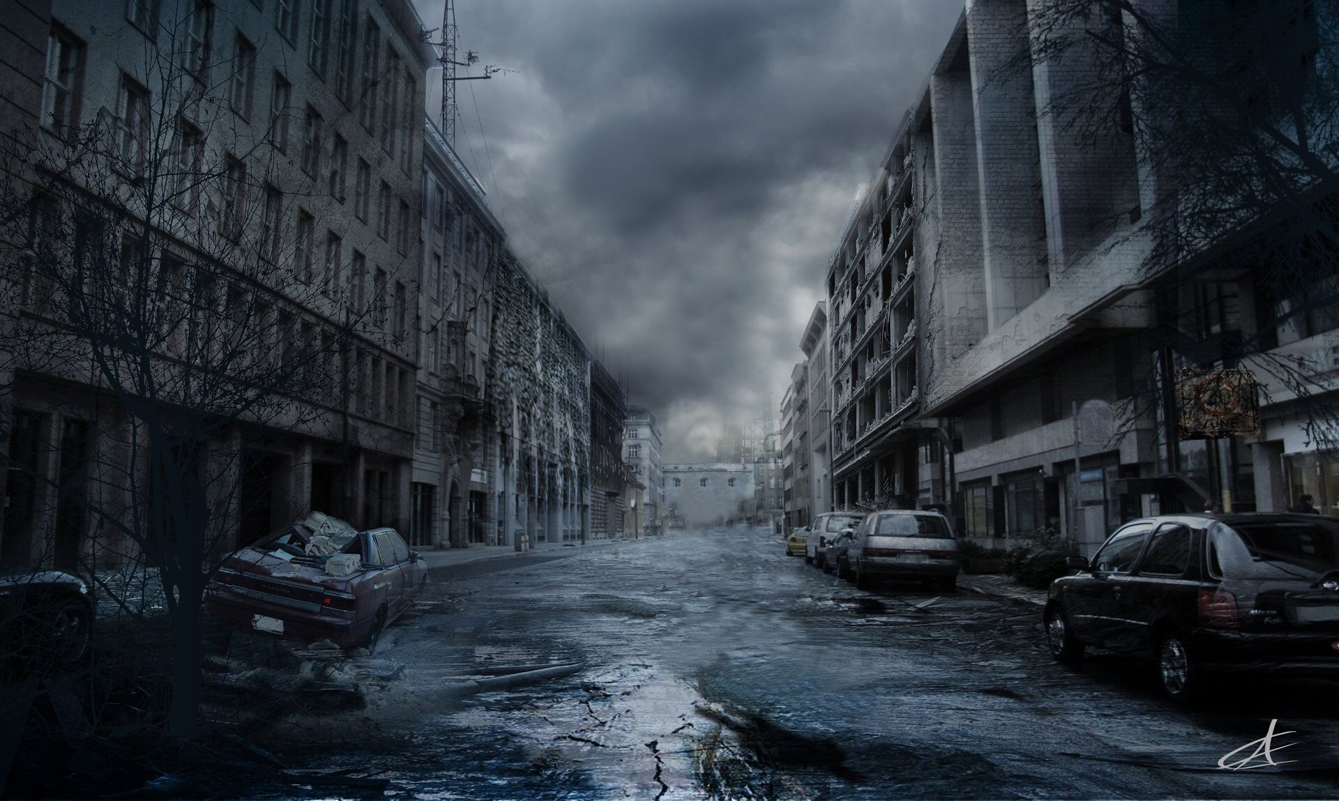 而电影,游戏,动漫里头那些看了令人难忘的废墟场景也可以,我个人比较