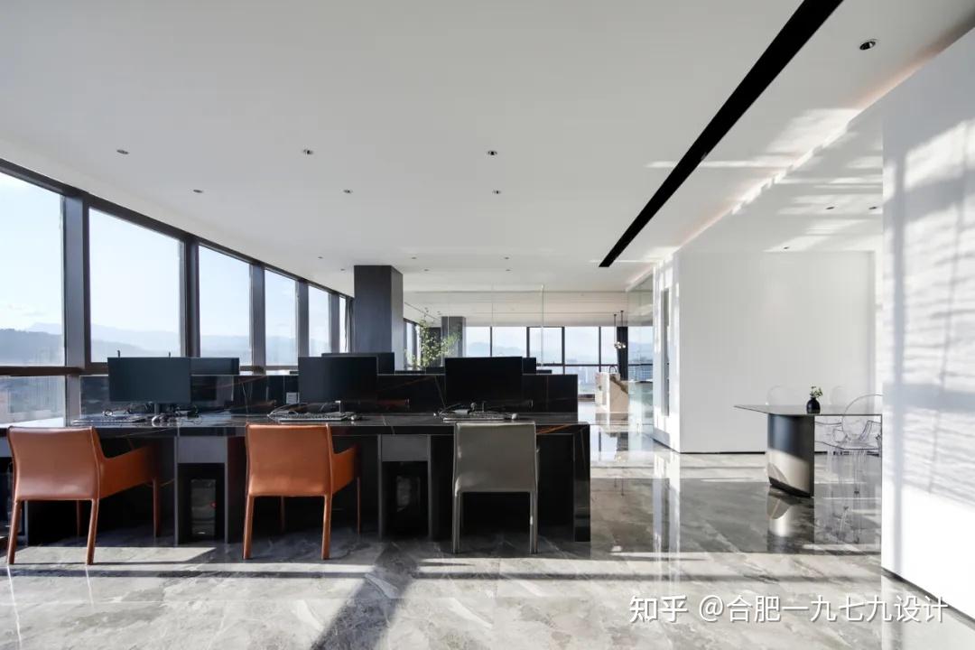 高级感现代办公室空间设计效果分享 - 知乎