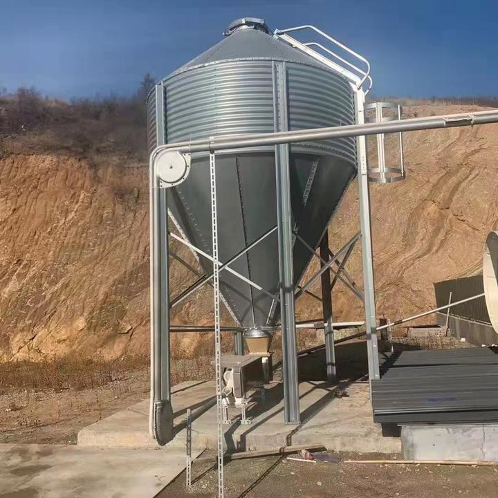 养殖场自动喂料设备全自动喂料线可定制