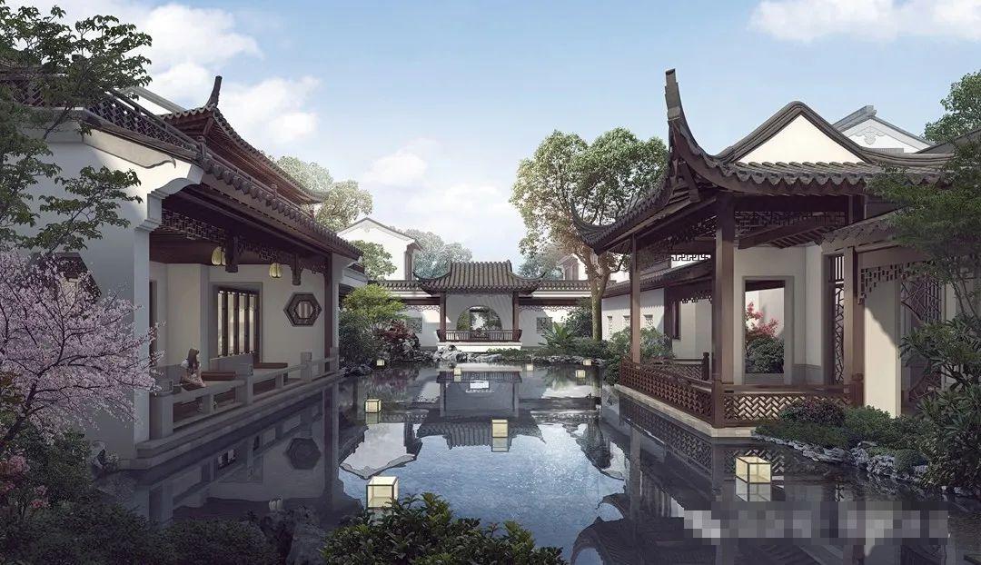 25年设计参考 | 中式别墅效果图 - 知乎