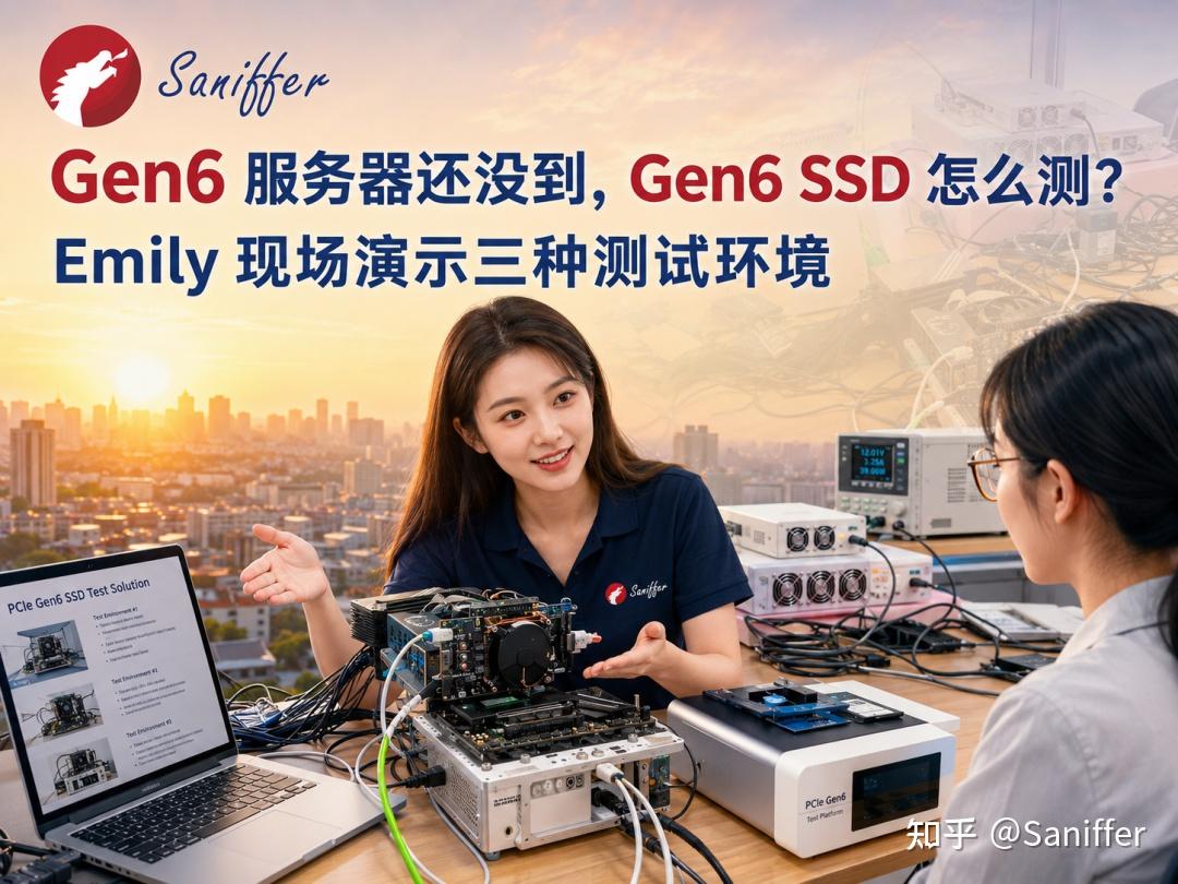 【高清视频】Gen6 服务器还没到,Gen6 SSD 怎么测?Emily 现场演示三种测试环境