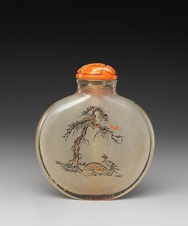 清朝鼻烟壶内画艺术——方寸之间，壶天仙境- 知乎
