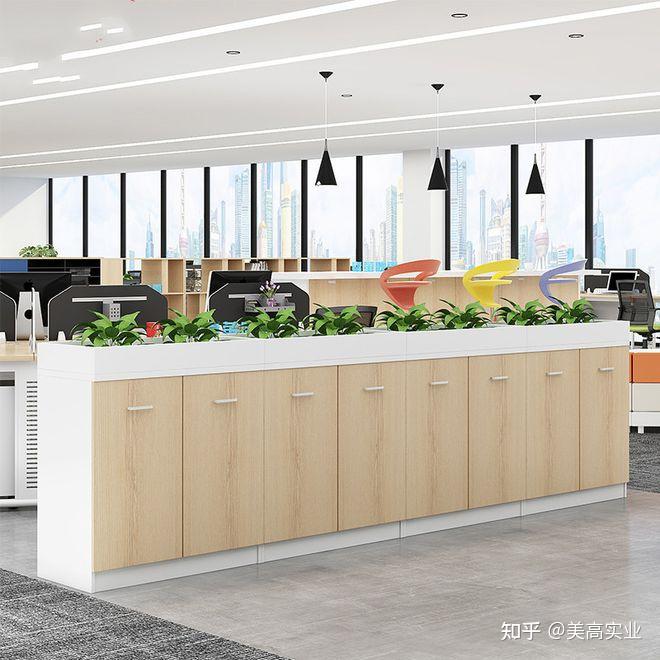 为啥越来越多的办公室都在用隔断矮柜? - 知乎