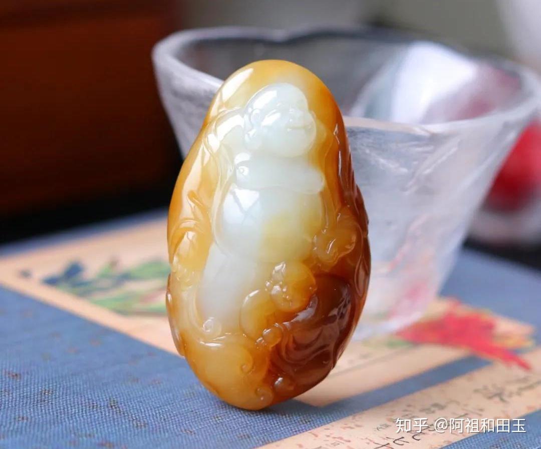 和田玉里的糖玉四杰!有一种糖玉可遇不可求!