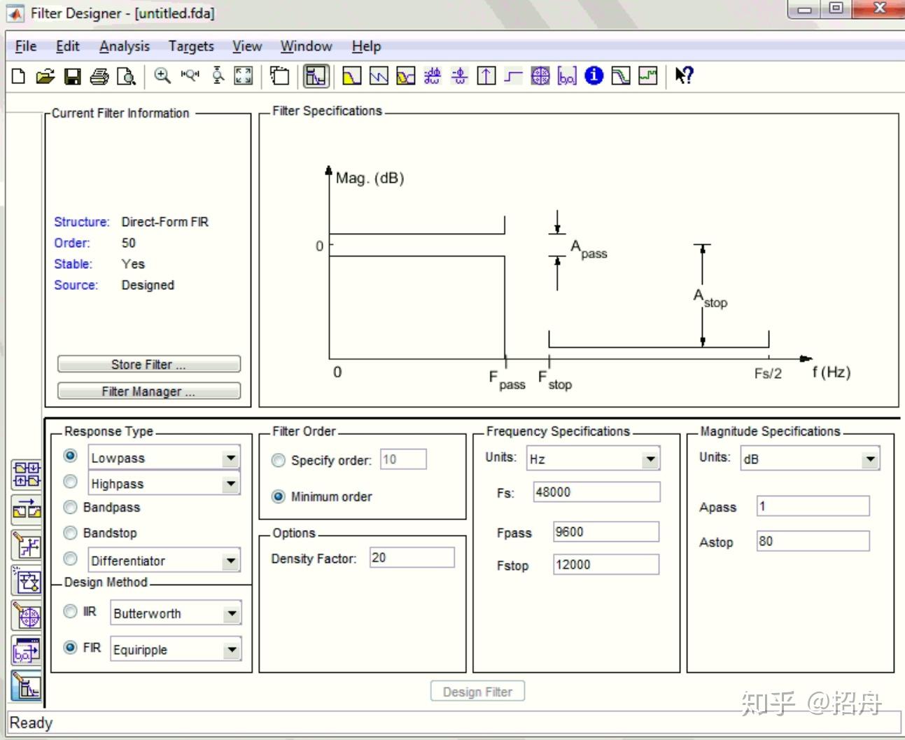 MATLAB 低通滤波器 low pass filter - 知乎