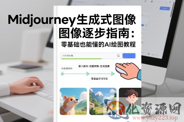 Midjourney生成式图像逐步指南：零基础也能懂的AI绘图教程