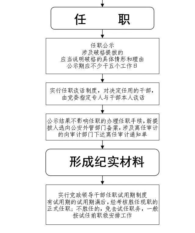一文看懂!干部提拔的6个基本程序(附流程图和职级晋升表) - 知乎