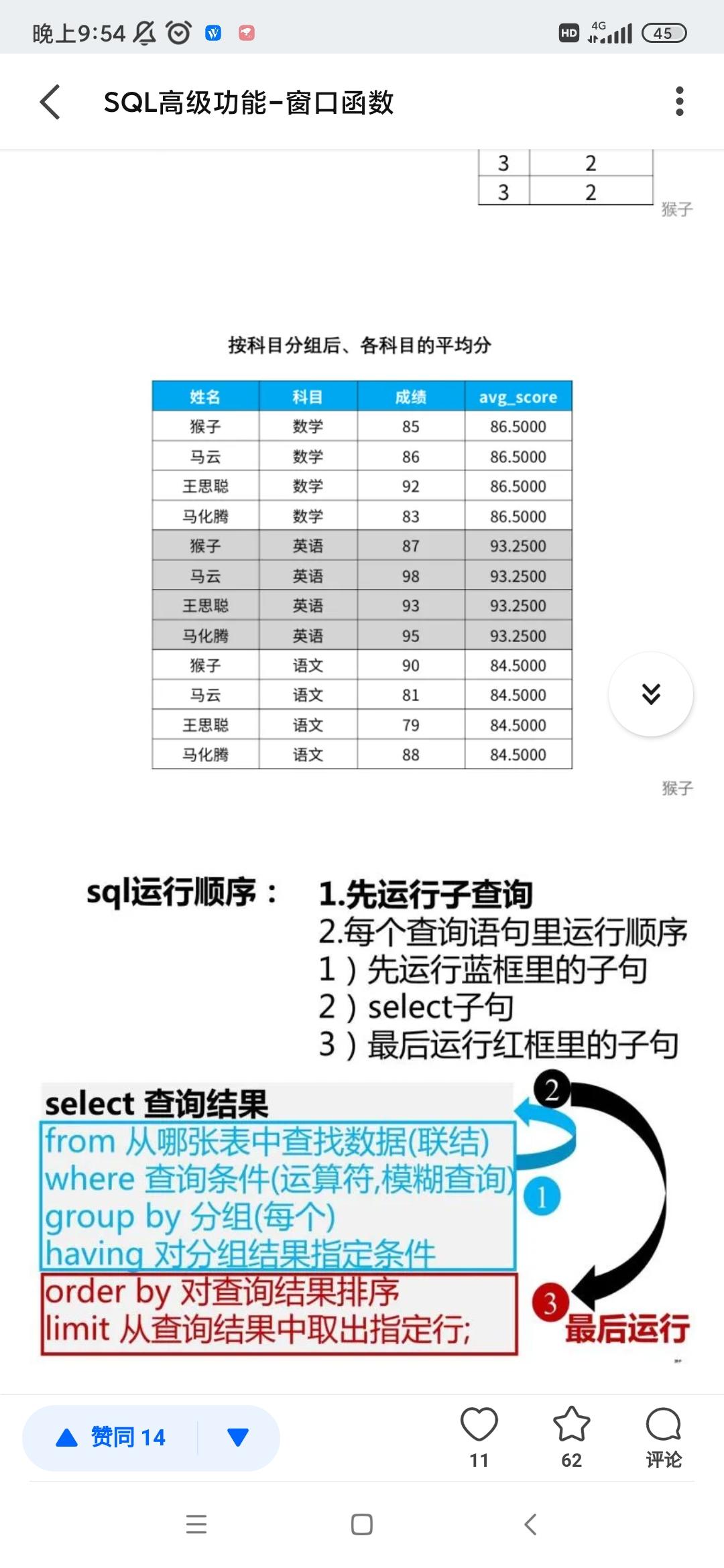 sql窗口函数 - 知乎