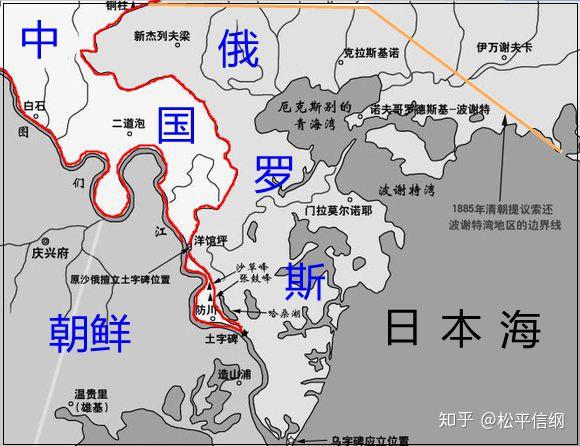 中国在中朝俄三国交界处到底有无出海口此地历史归属如何