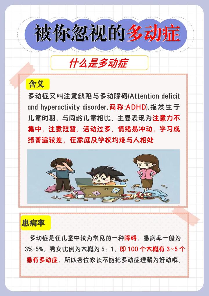 你真的认为孩子是多动吗?有可能是多动症! - 知乎